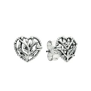 NEW Pandora Tree of Life Heart Earrings